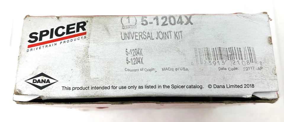 Junta Universal-FSGR Spicer 5-1204X Ford Mazda Varios ¡Envío Gratis! Foto 4 de 4