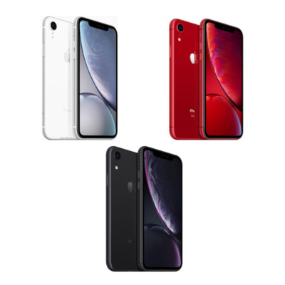Apple iPhone XR 64GB GSM Unlocked Verizon T-Mobile Red / White / Black