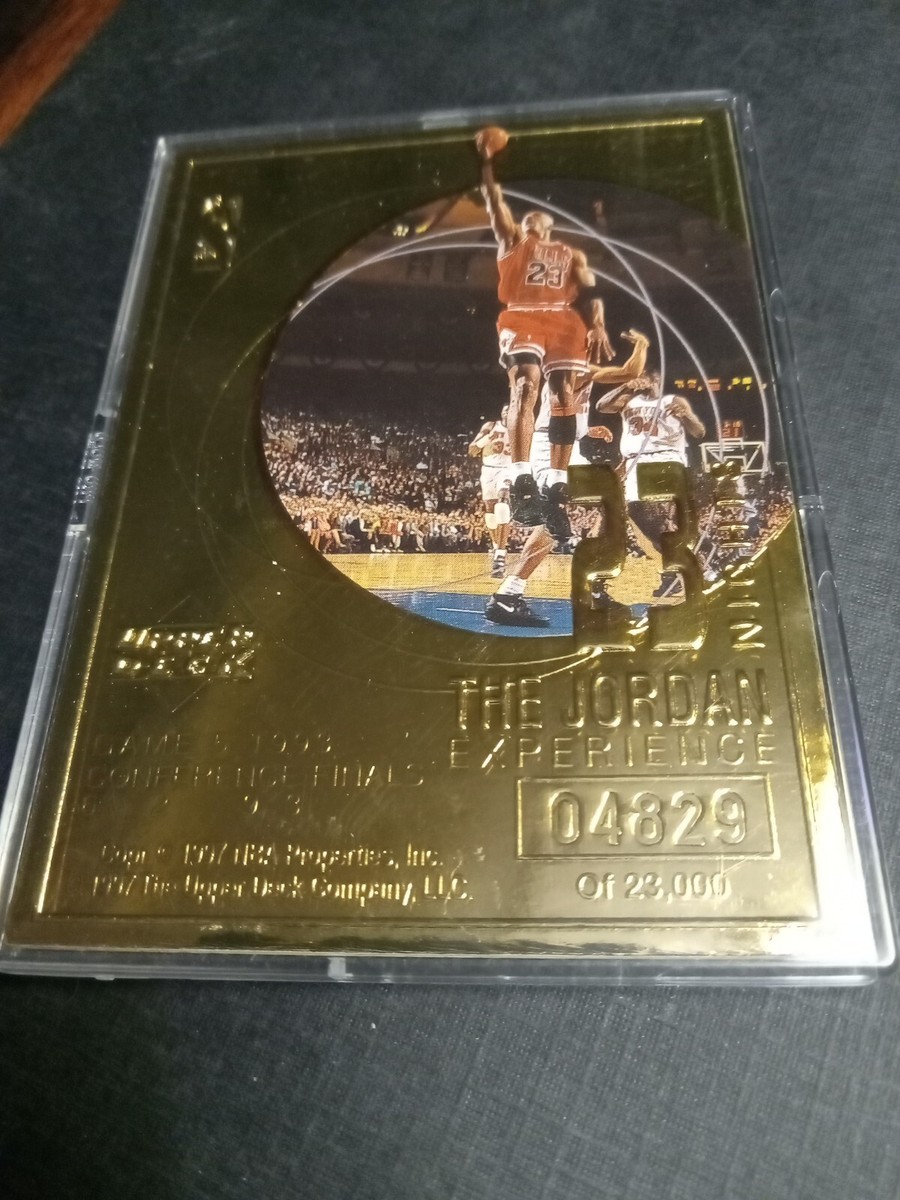 22KT. Gold Photo Card 23 Nights. 04829 Of 23,000 The JORDAN