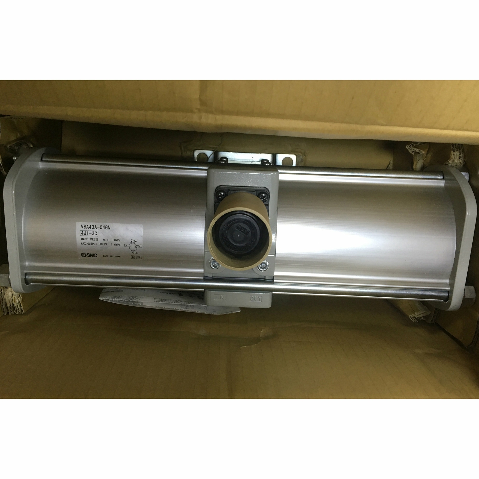 1PC SMC VBA43A-04GN Pneumatic Booster Valve New Fast Shipping