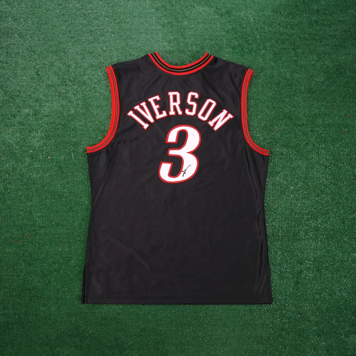 Found an Allen Iverson number 1 jersey Bootleg or did he wear