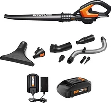 The Worx WG545.1 20V Power Share AIR Cordless Leaf Blower & Sweeper 