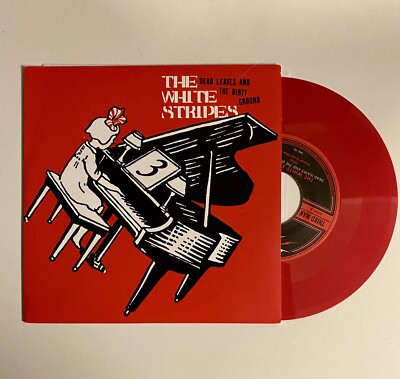 The White Stripes - Dead Leaves And Dirty Ground  7'' Red Vinyl