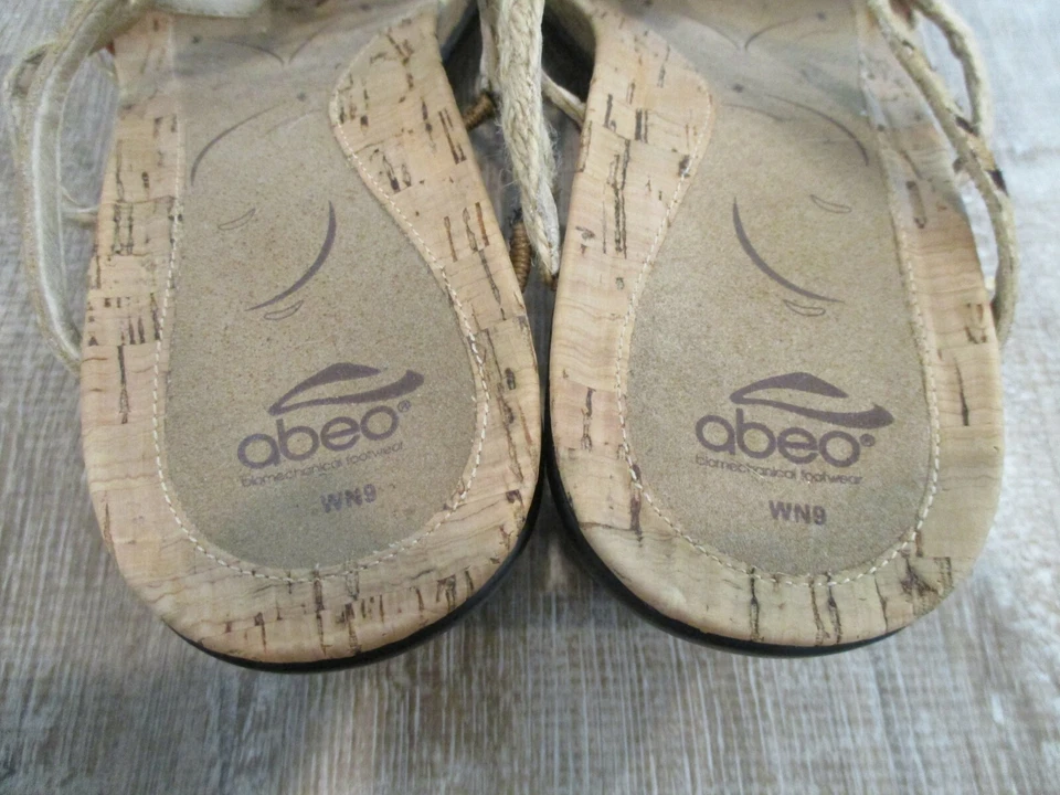 Sandalias ABEO Caryse Leopardo Guepardo Tirantes Tacones Zapatos 9 Excelente Foto 3 de 4