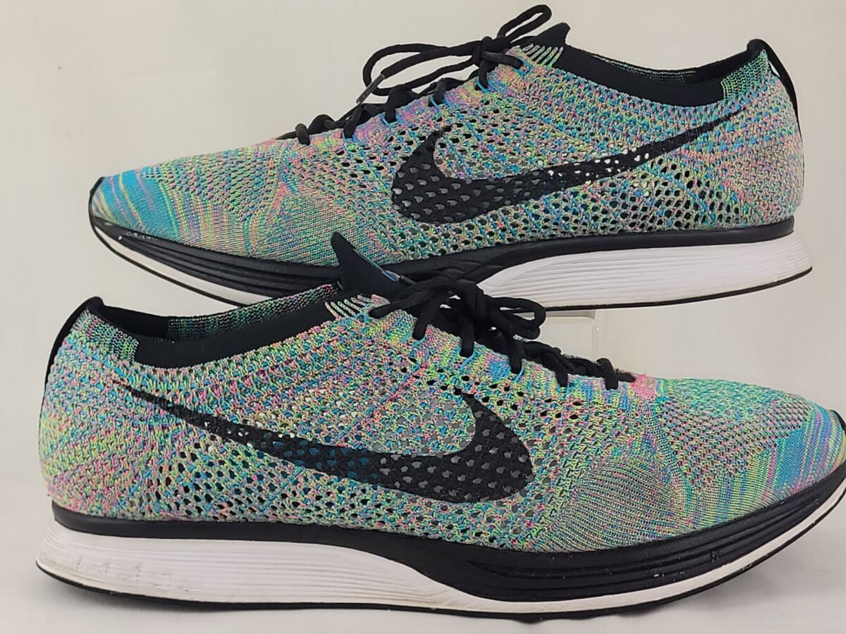 Nike Flyknit Racer Multi Color 2.0 Running Shoes 526628-304 Nike Flyknit Racer Multi Color 2.0 Running Shoes 526628-304
