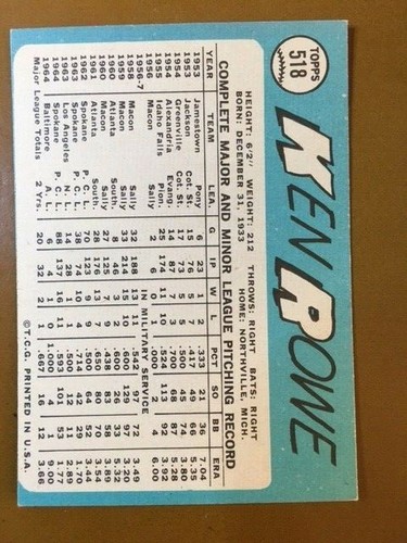 1965 Topps Baseball Singles - Pick Your Card -- 371 to 598 -- High Numbers - Picture 279 of 499