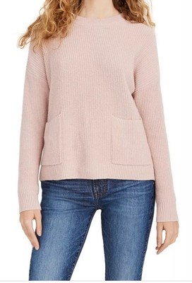 madewell patch pocket pullover sweater