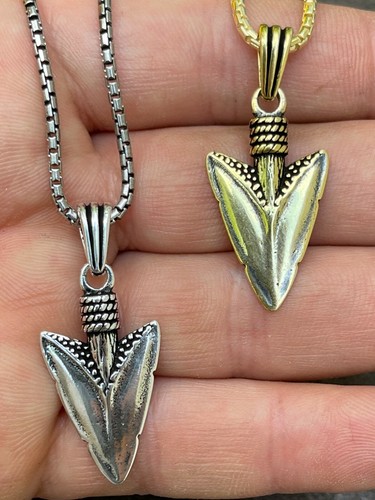 14k Gold Plated Shark Tooth Spear Head 