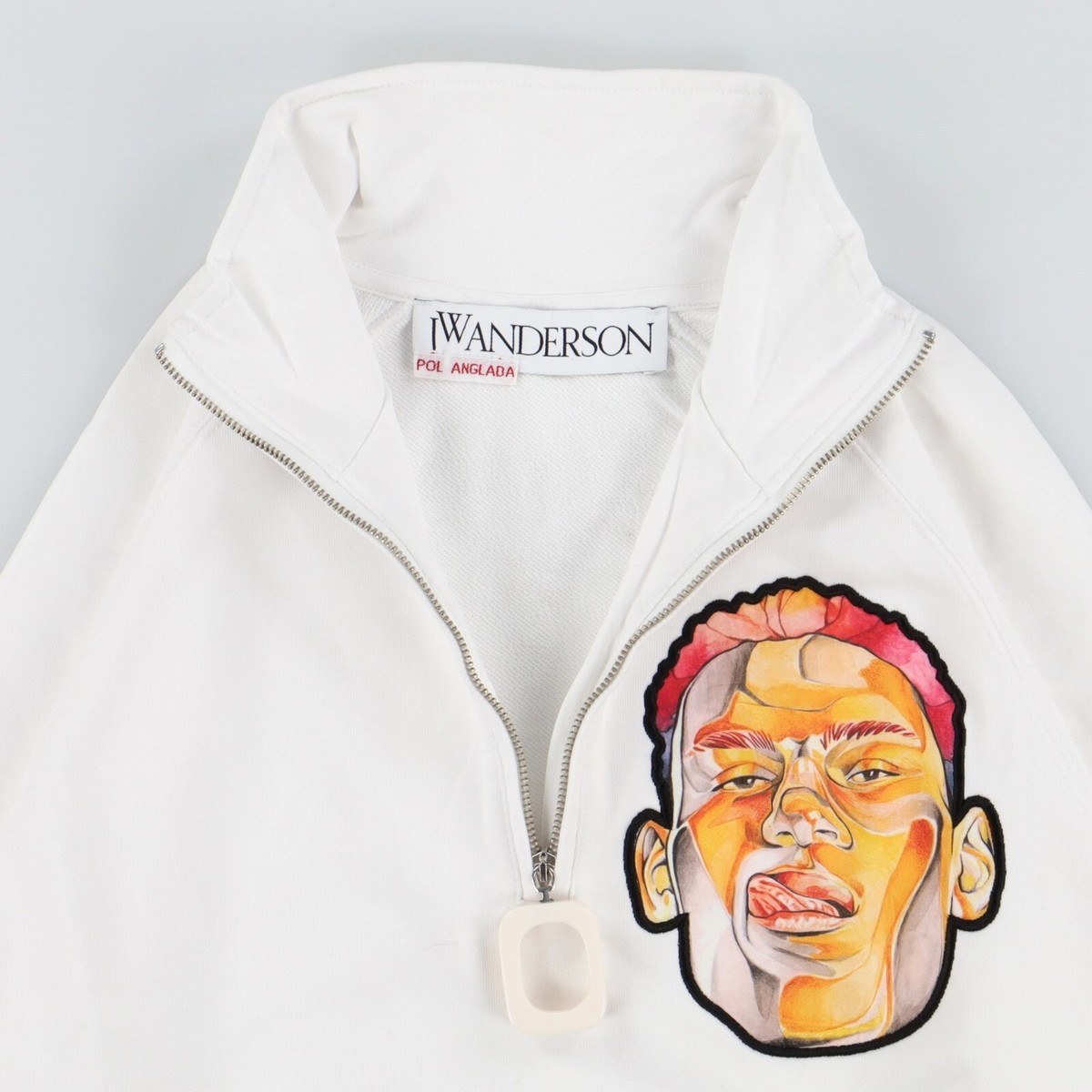 JW ANDERSON x Pol Anglada Embroidered Face Men's JWA Half JW ANDERSON x Pol Anglada Embroidered Face Men's JWA Half