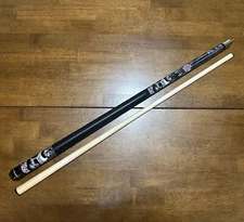Eight Ball Mafia EBM14 Skull with Purple Rose Pool Cue