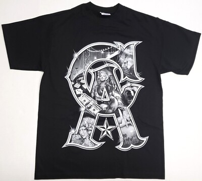 California Republic T-shirt Cali Marilyn Monroe Urban Streetwear Men's Tee New