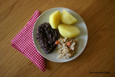 Tiegelwurst (20,00  /kg) ''Tote Oma'' 300g Grützwurst 2 Jahre haltb. Vollkonserve