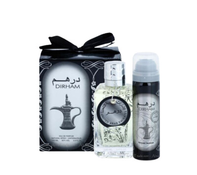 Dirham Silber 100ml Eau de Parfum mit 50ml Deo Grati Set Ard al zaafaran Unisex