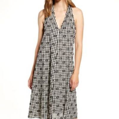 Unused with tags Lou & Grey checkered Plaid Dress Sleeveless Racer BAck  Gingham | eBay