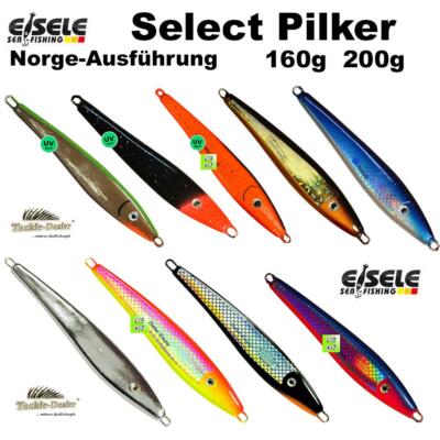 Dieter Eisele Select Pilker (Norge Ausführung) 130g 160g 200g Dorsch Pollak Leng