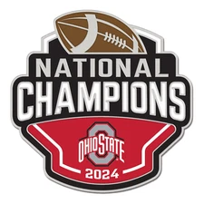 Ohio State Buckeyes 2024 National Champions Vinyl Die Cut Sticker Decal 26