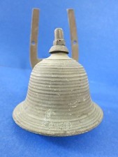 c.1870 INDIA Antique 19th Century ~OLD BRASS~ Garden Dinner Ship Bell SONOMA