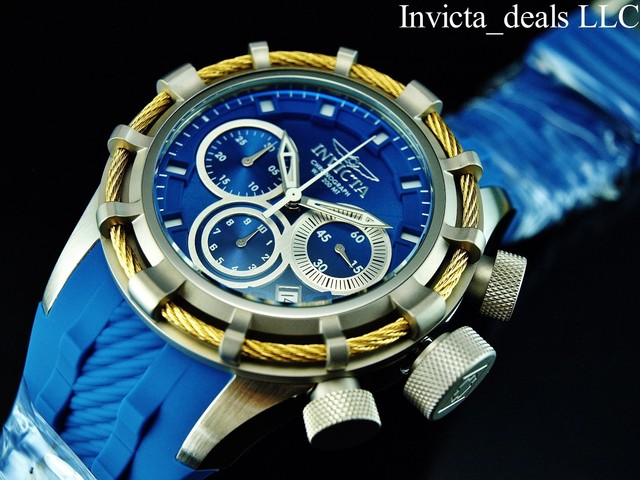 Invicta Mens 50mm Bolt Swiss 