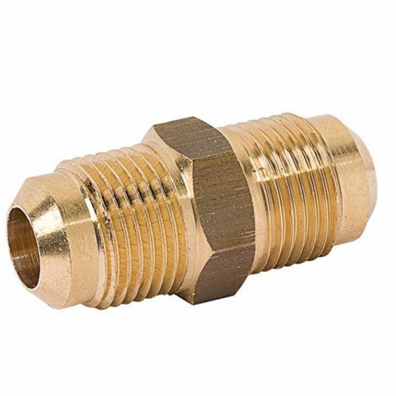 Niplex Enganche Montaje Latón De 3/8 Para Tubo de Cobre Aire Acondicionado
