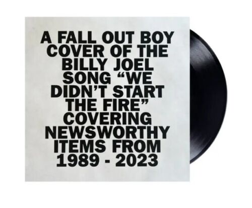 FALL OUT BOY WE DIDN'T START THE FIRE 7" LIMITED VINYL Brand New Rsd - Picture 1 of 1