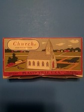o scale Plasticville church kit 1600 100