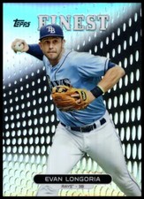 2013 Topps Finest EVAN LONGORIA 