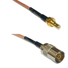 RG316 SMB MALE BULKHEAD to DVB TV Pal Female RF Cable Rapid-SHIP LOT