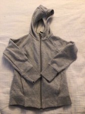 All In Motion boy  s Zip Up Hoodie Grey Soft Size S 6/6X
