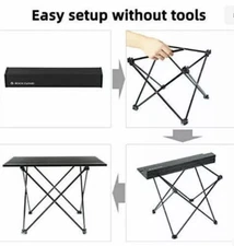 Rock Cloud Portable Camping Table Ultralight Aluminum Camp Table Folding
