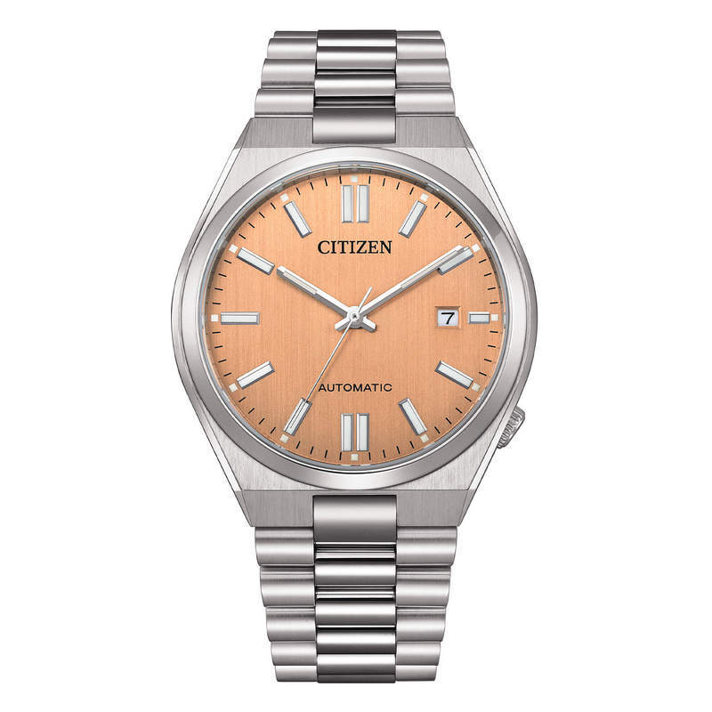 Men's Watch Citizen Automatic Tsuyosa Salmon Dial NJ0151-88M Case