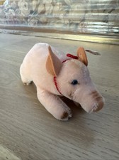 STEIFF Happy 2000 Pig, 033278. 3 1/2" x 6", NEW, all Tags