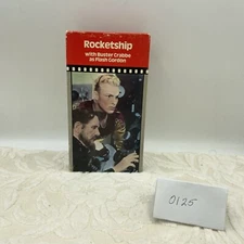 1937 Rocketship Buster Crabbe Flash Gordon Black White VHS Tape Video