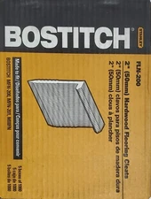 New - Bostitch FLN-200 1000pk 2"  L Shaped Hardwood Flooring Cleat Nails (1 Box)