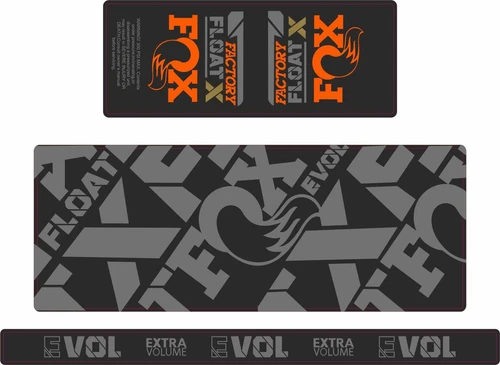 Adhesives Shock Absorber Rear Fox Float X Factory Racing 2022
