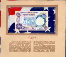 Most Treasured Banknotes Nigeria 1973 50 Kobo UNC P-14f G/77 205244