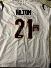 Mike Hilton SIGNED Bengals Jersey Stitched XL JSA Authentication COA