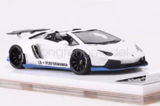 FW 1:64 Scale White Aventador LP700 Convertible LBWK Sport Diecast Resin Toy