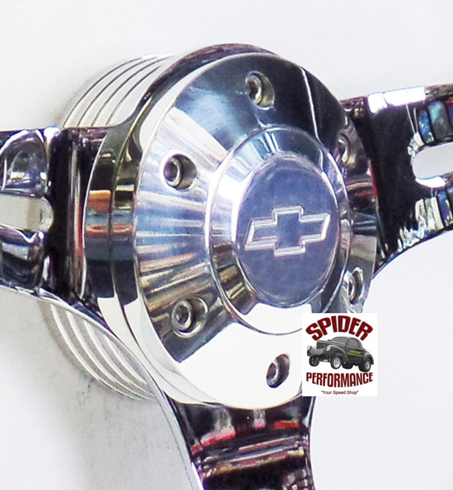 1982-1994 S-10 Blazer S-10 Pickup Volante Madera Bowtie 15" Caoba Oscura Foto 3 de 4