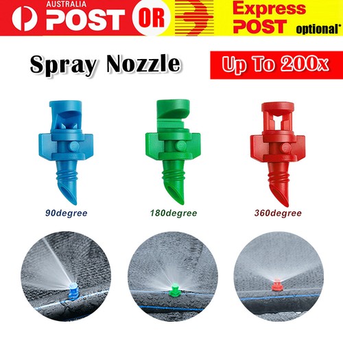 50PCS Micro Spray Jets 90360° Watering Misting Nozzle Sprinkler