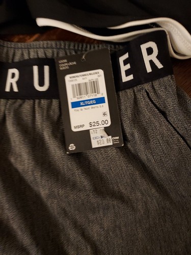 Under Armour Play Up 3.0 Womens Shorts Black White & Gray Black XL - Picture 5 of 6
