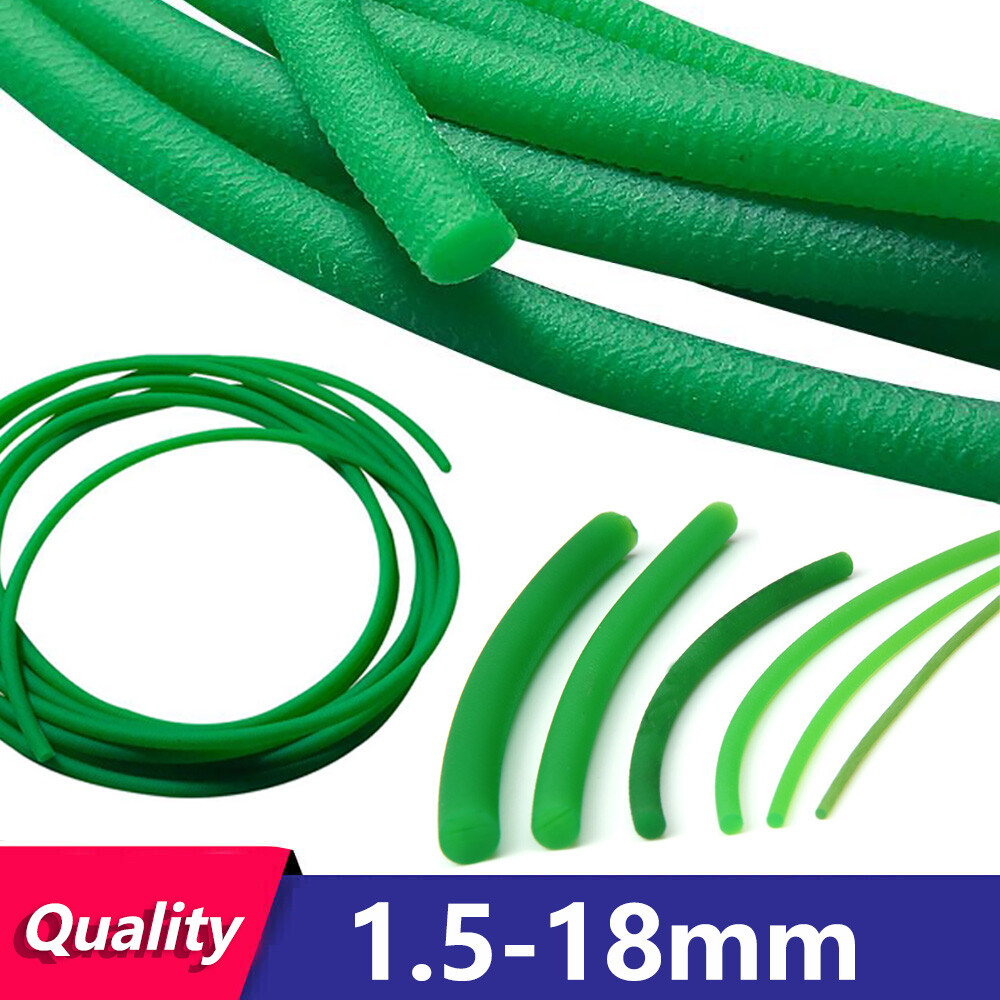 Polyurethane Conveyor Belt Green Rough Surface PU Urethane Round Belt - View #4