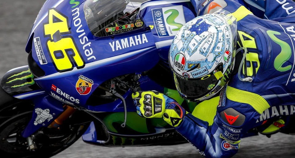 Minichamps Valentino Rossi Modellino Diecast Casco Motogp 1/8 Test Sepang 2017 - Image 3 of 3