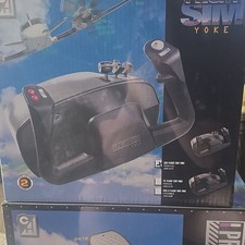 CH Products Flight Sim Yoke, Pro Pedals  X-Plane 9 Simulator Bundle