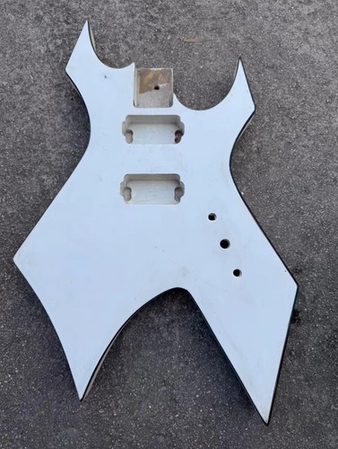 White Basswood Guitar DIY Project Fit Warlock