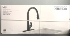 KOHLER Leto R31548-BL Matte Black 1Handle Pull-down Kitchen Faucet w/Sprayer NEW