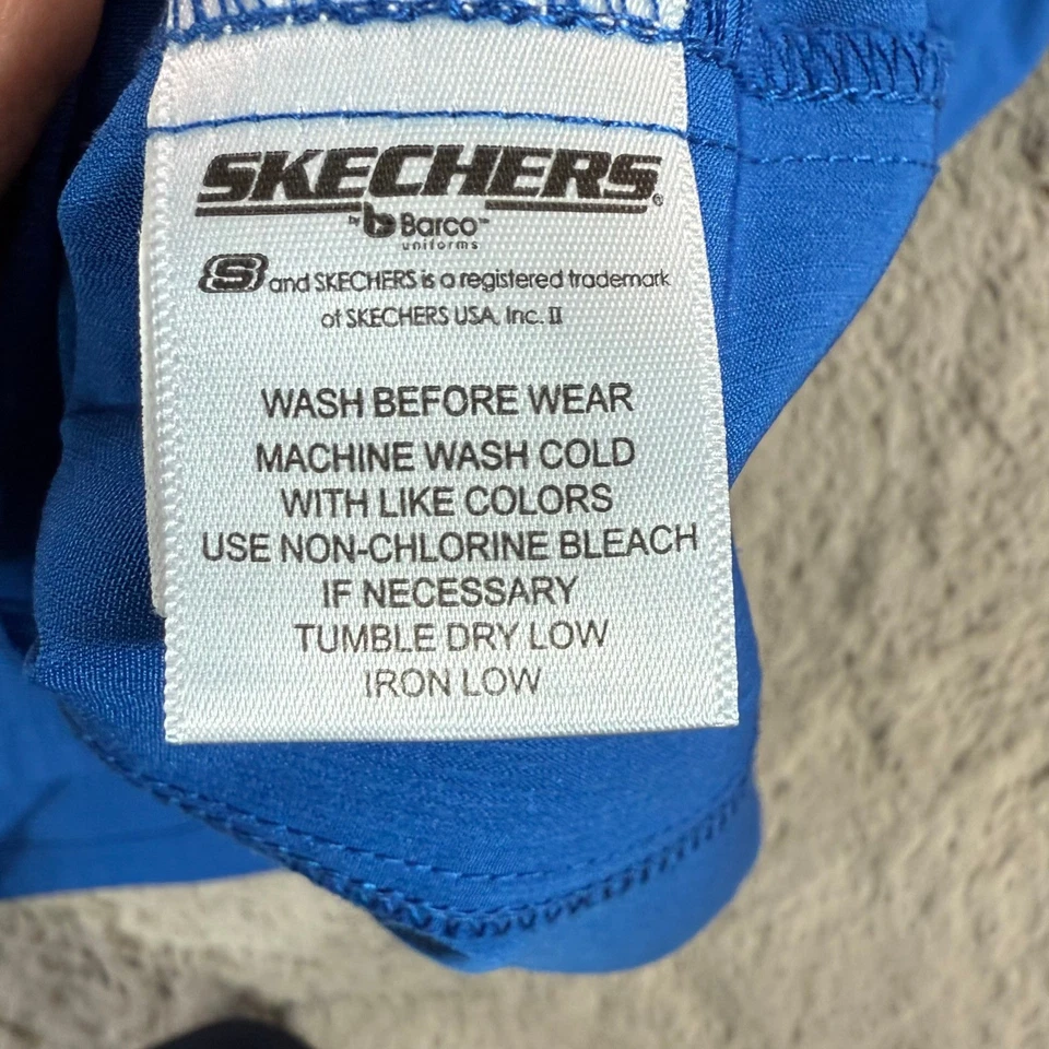 Skechers Barco Unisex 2XL Scrub Top RN Job Royal Blue Medical Uniform - Image 3 of 4