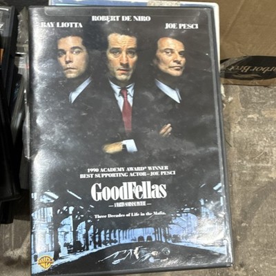 Warner Bros Goodfellas DVD Ray Liotta De Niro Pesci Scorsese Crime Widescreen