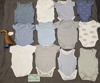 Baby Jungen Kleidung / Popper Westen verschiedene Marken Gr. 0-6 Monate, Top Zustand