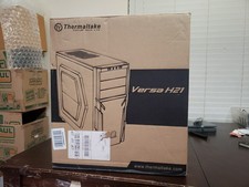 NEW OLD STOCK Thermaltake Versa H21 ATX Mid Tower PC Case CA-1B2-00M1NN-00 Black