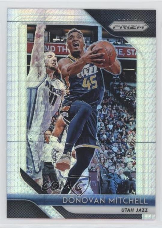 2018-19 Panini Prizm Hyper Prizm Donovan Mitchell #143 03rx